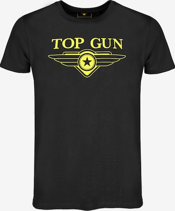 TOP GUN Shirt 'TG2024002' in Black: front
