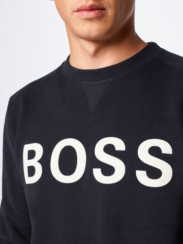 BOSS Regular Fit Sweatshirt 'Weefast' in Schwarz