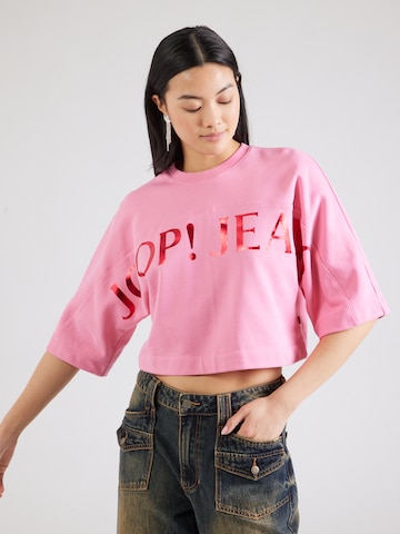 JOOP! Jeans Sweatshirt 'Tisa' in Roze: voorkant