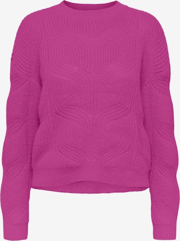 Pieces Petite Sweater 'Cornelia' in Purple: front