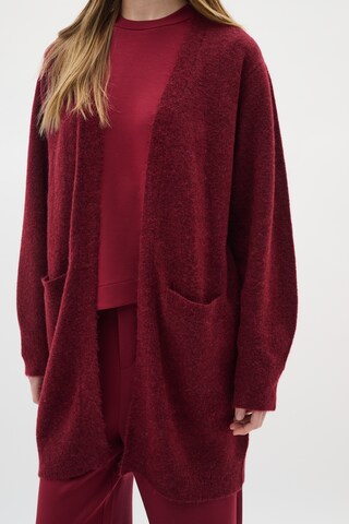 Cardigan oversize 'Guni' InWear en rouge