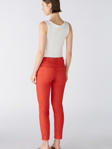 OUI Slim fit Pants 'BAXTOR' in Red