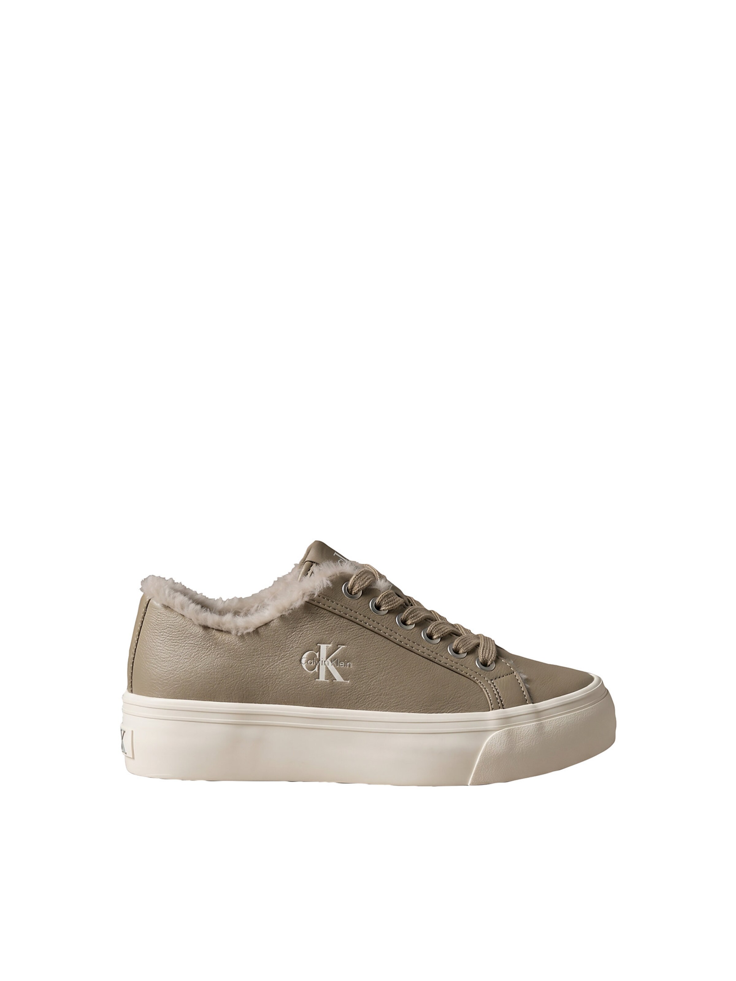 Calvin Klein Regular Platform trainers in Brown