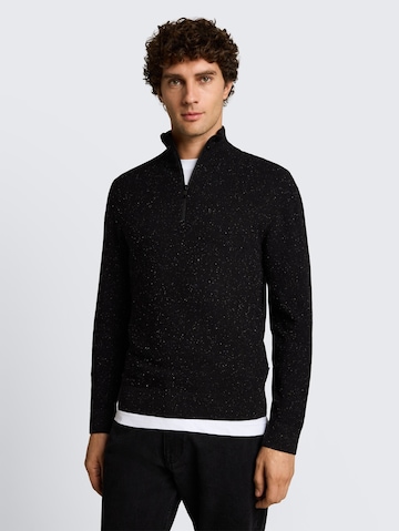TOM TAILOR DENIM Pullover in Schwarz: Vorderseite