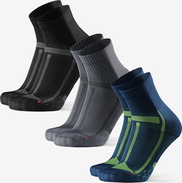 Chaussettes de sport 'Long Distance Quarter' DANISH ENDURANCE en mélange de couleurs : devant