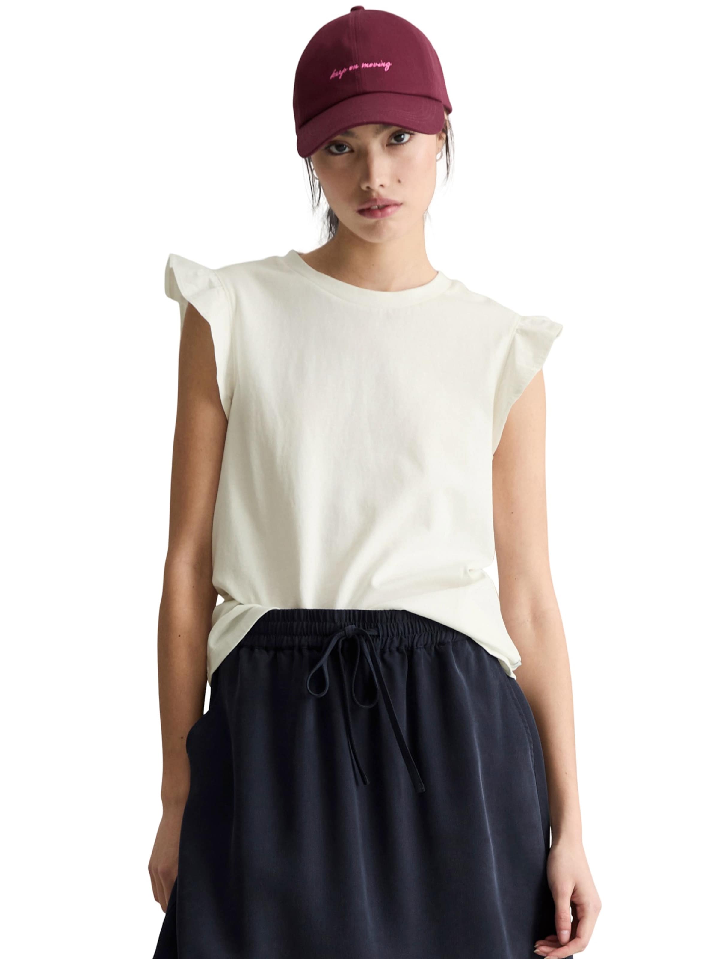 Marc O'Polo DENIM Top in Weiß: Vorderseite