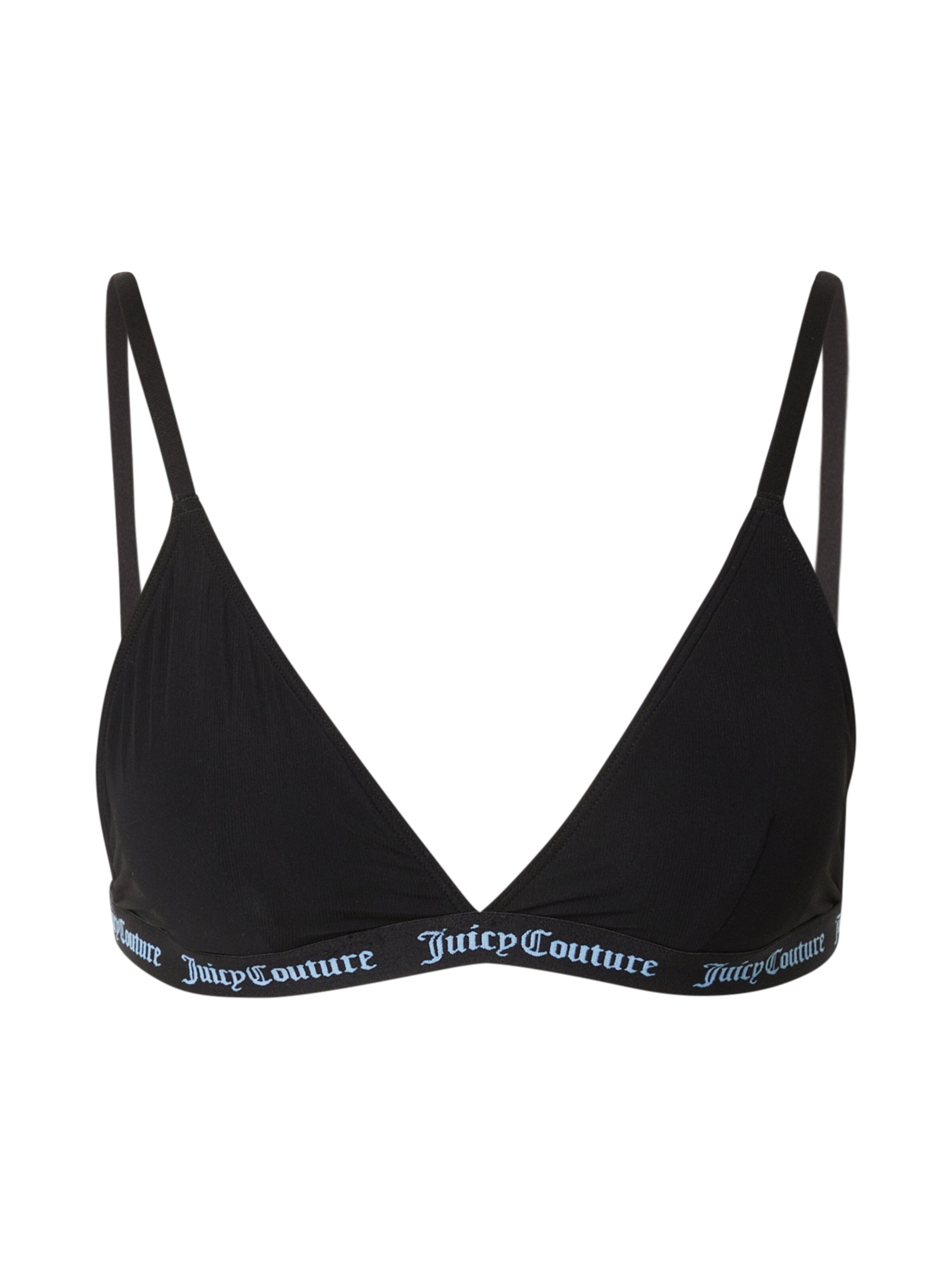 Juicy Couture Háromszög Melltartó - fekete: elől