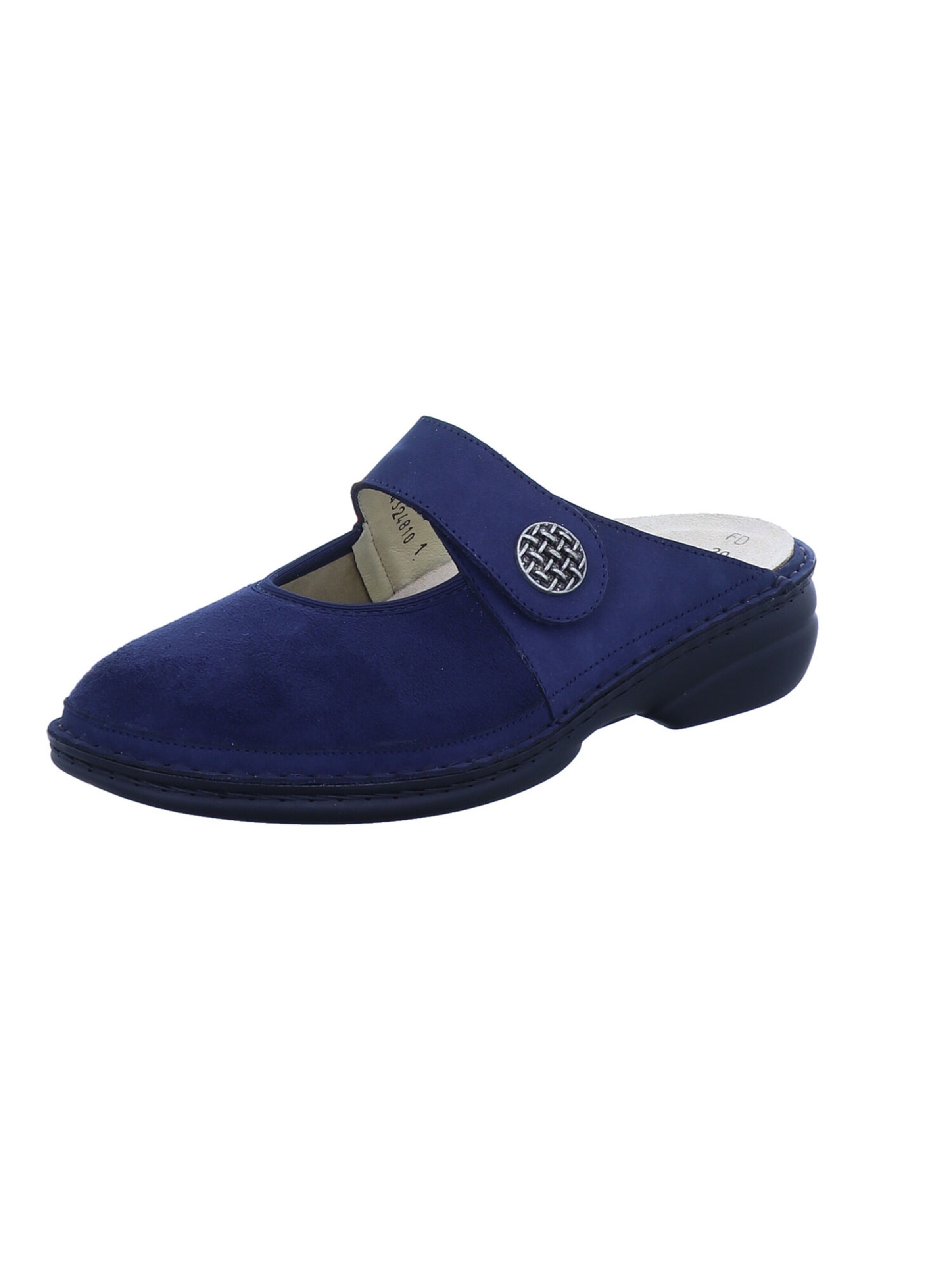 Finn Comfort Clogs 'ASINARA' in Blau: Vorderseite