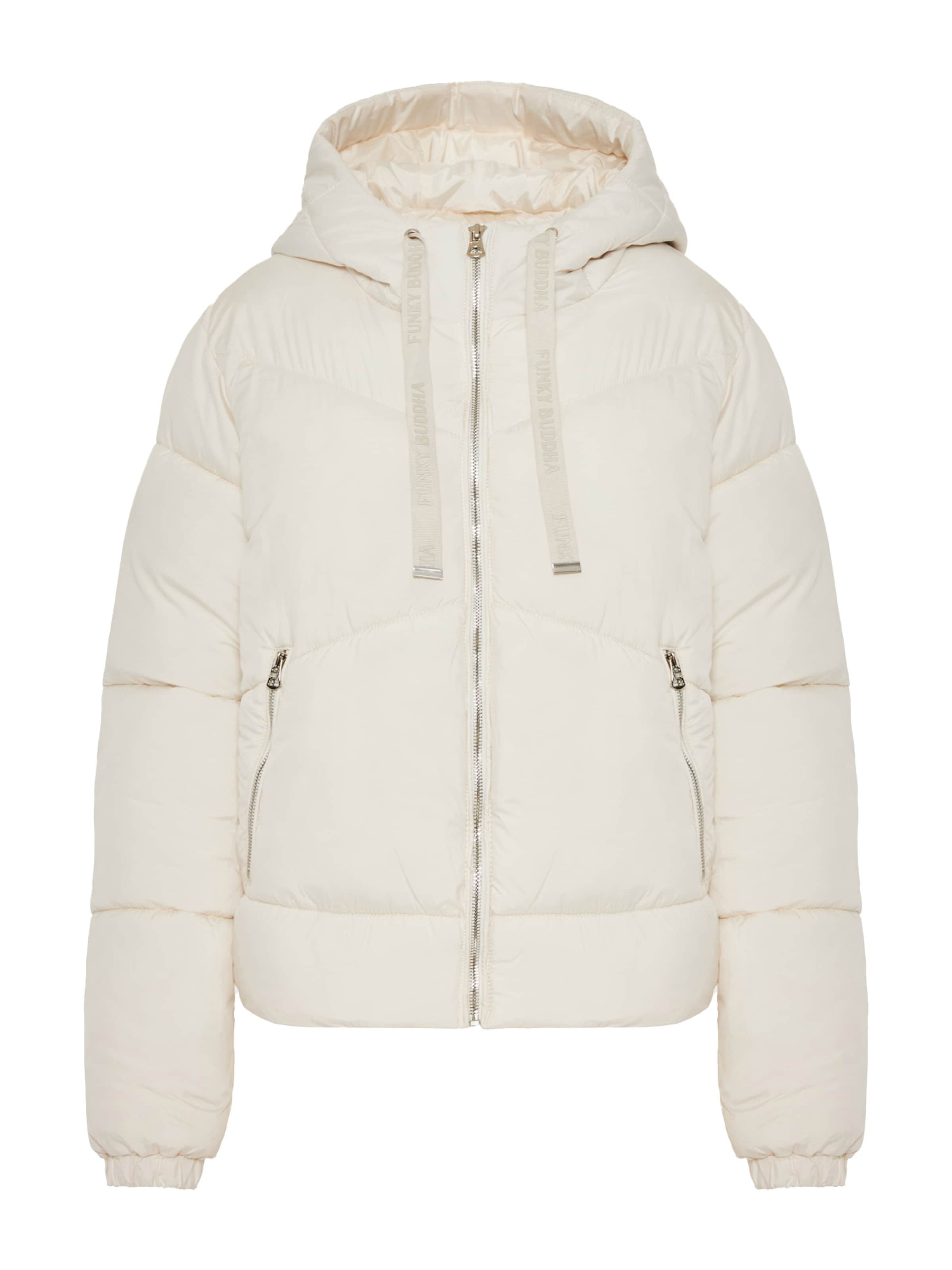 Funky Buddha Téli dzseki - fehér: elől