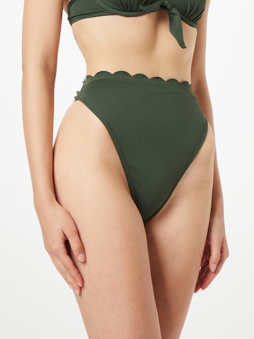 Hunkemöller Dół bikini w kolorze zielony: przód