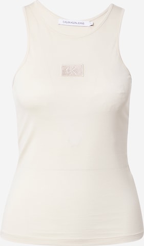 Calvin Klein Jeans Top in Weiß: predná strana