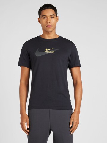 Nike Sportswear Shirt in Zwart: voorkant