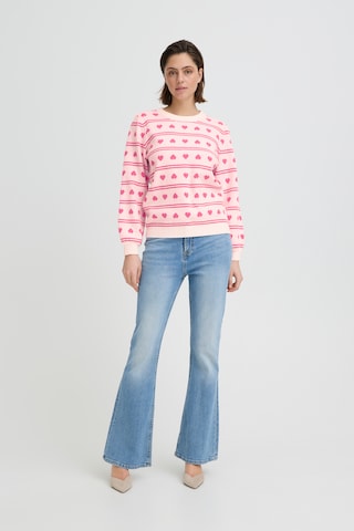 ICHI Sweater 'IHBrielle' in Pink