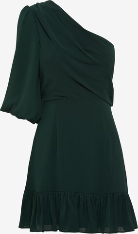 Robe 'CIARA' Tussah en vert : devant