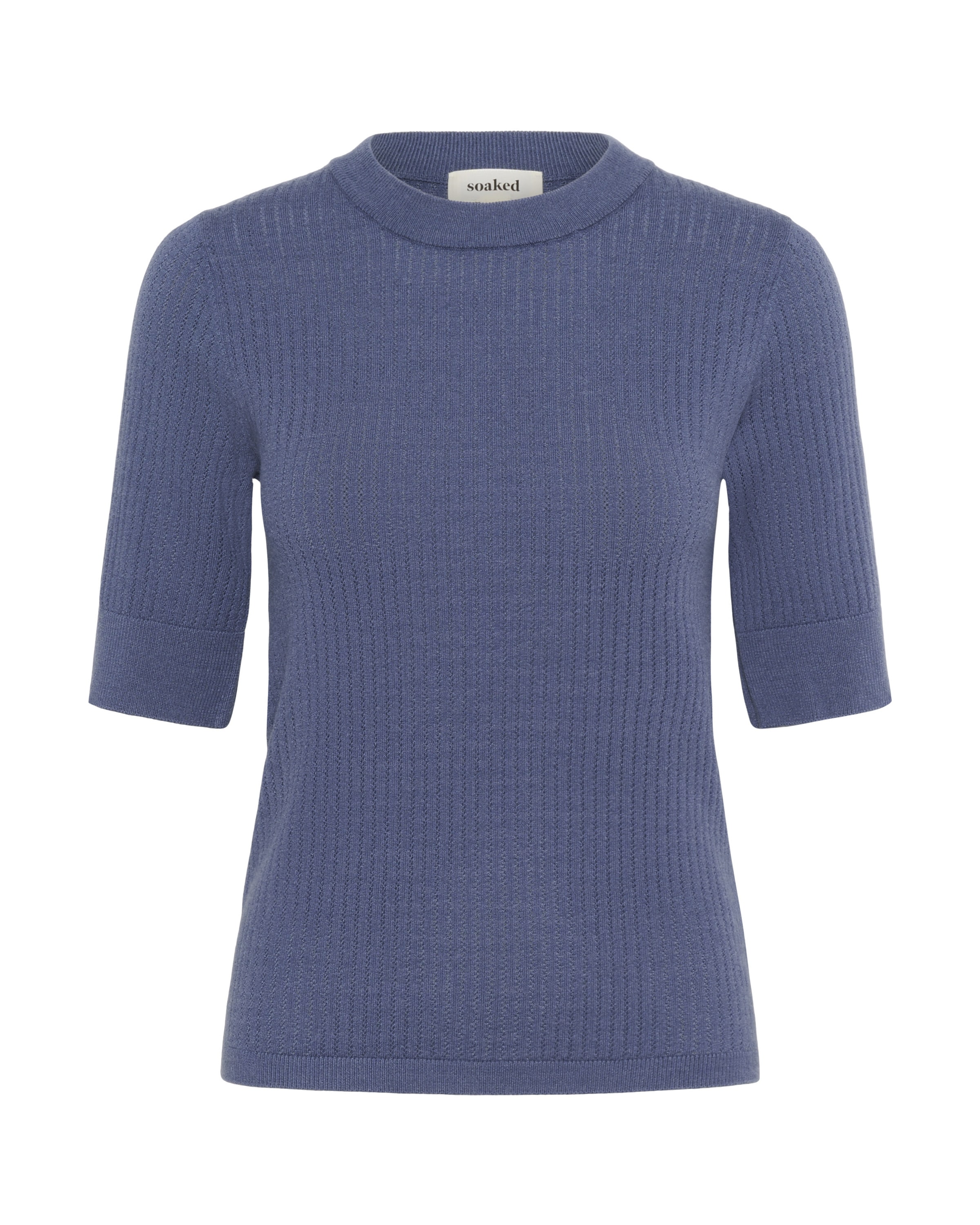 Pull-over 'SLSpina' SOAKED IN LUXURY en bleu : devant