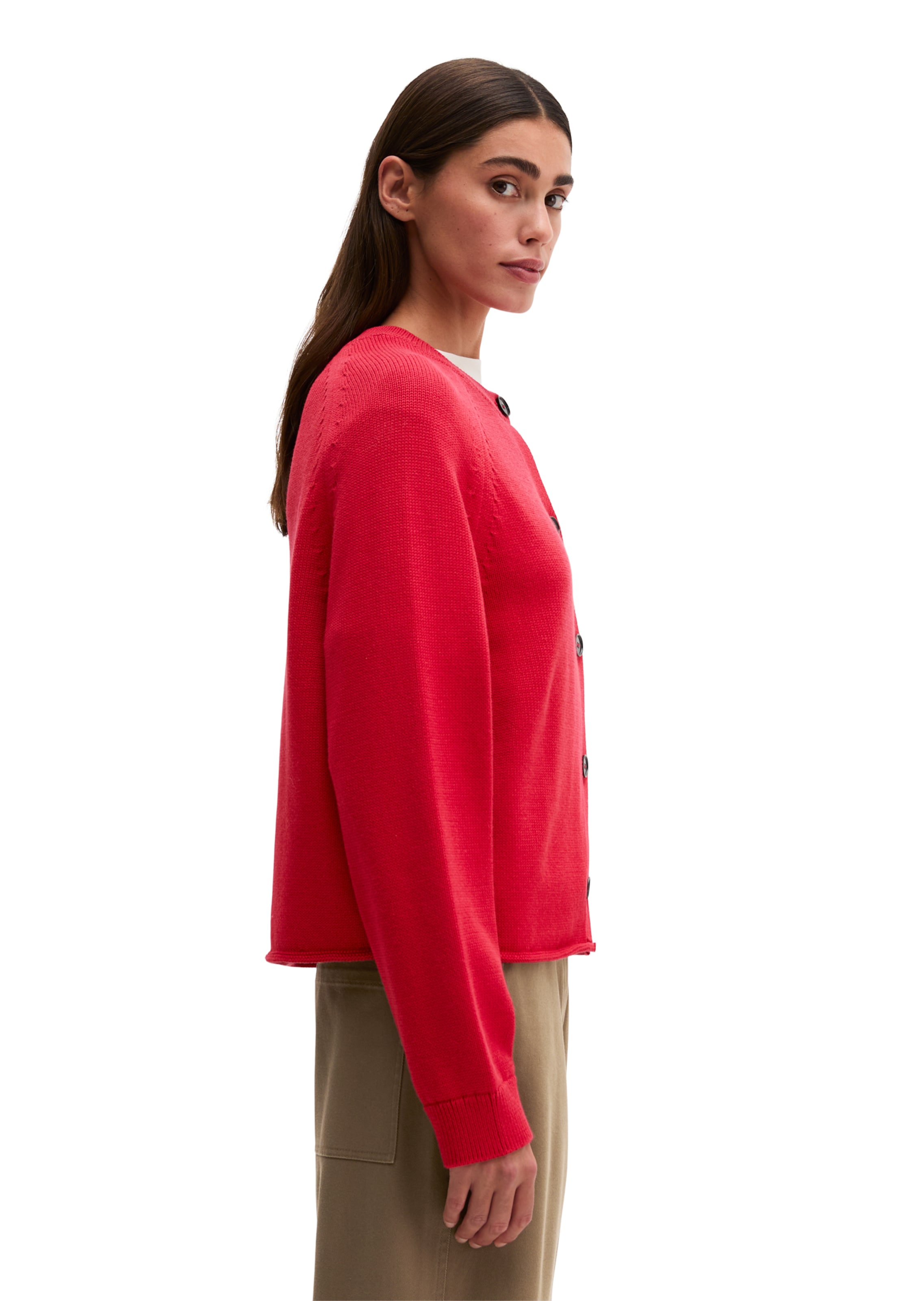 Marc O'Polo Strickjacke in Rot: Seite