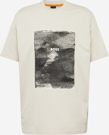 BOSS - Camiseta 'Te_Kalt' en beige: frente