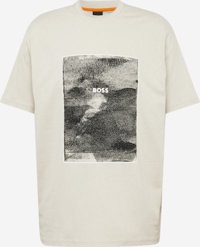 BOSS Shirt 'Te_Kalt' in de kleur Beige / Antraciet, Productweergave