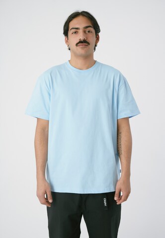 Cleptomanicx Shirt 'Break Free' in Blue: front