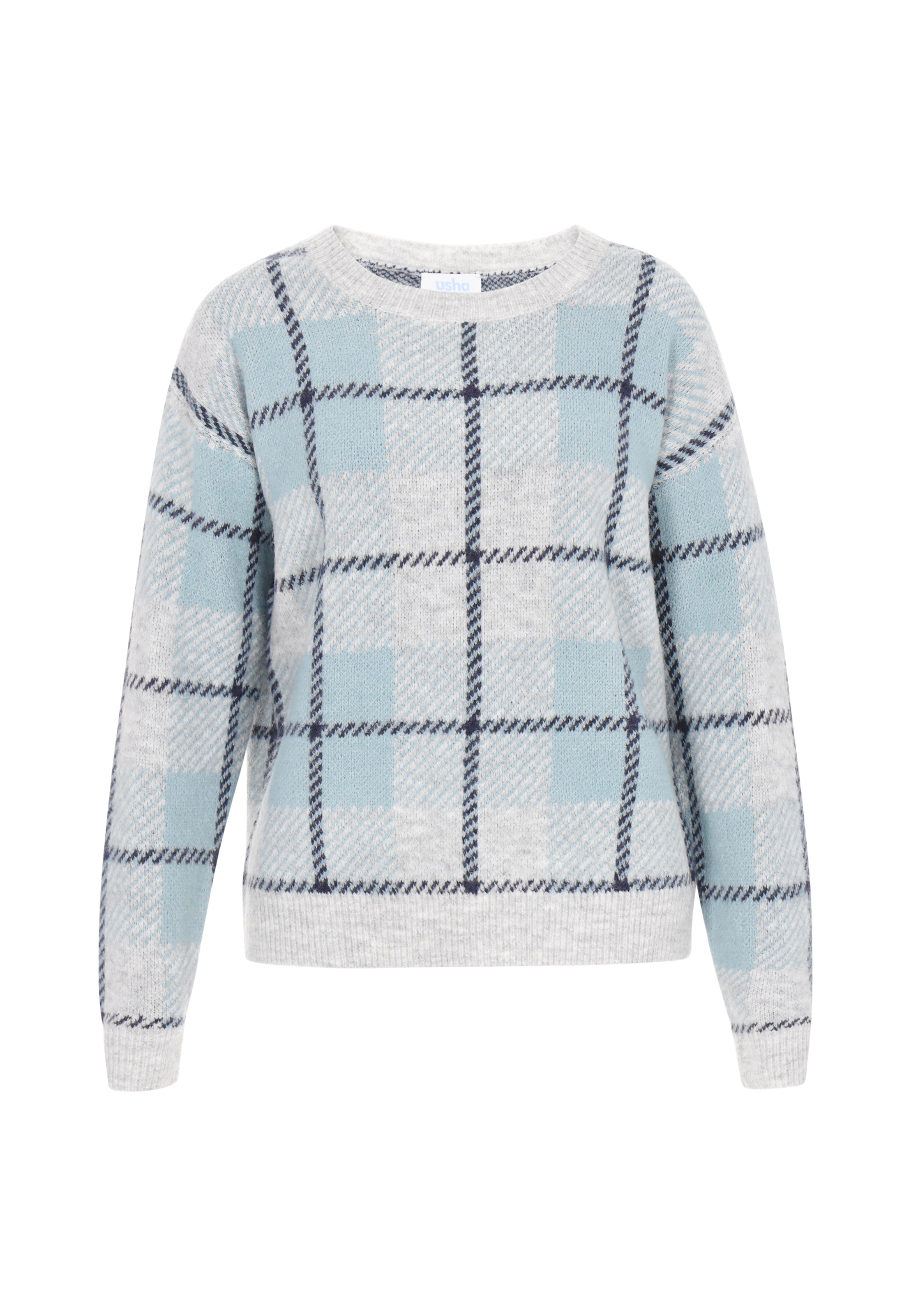 usha BLUE LABEL Πουλόβερ σε γκρι: μπροστά