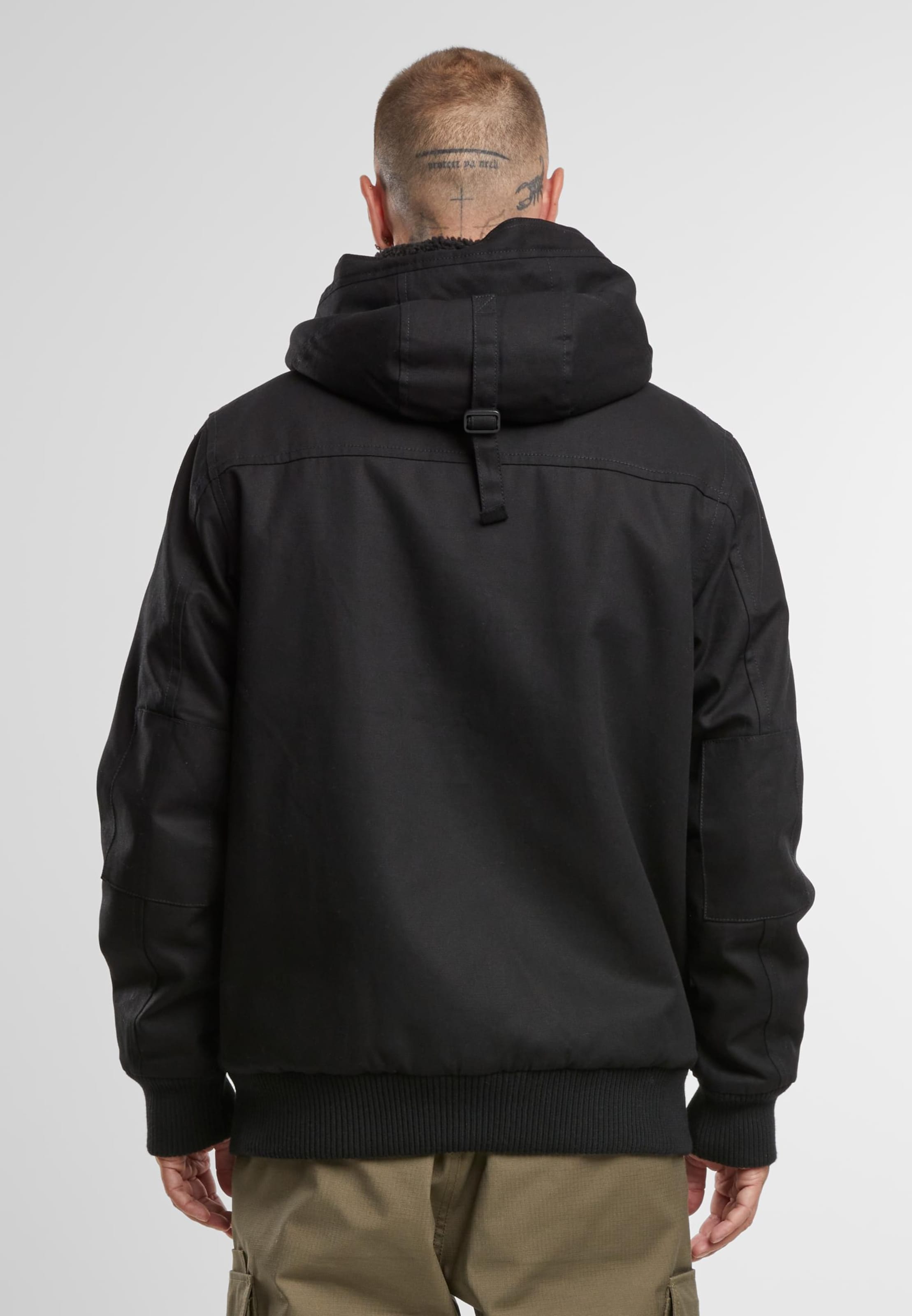 Brandit Between-season jacket 'Essential' in Black