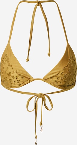 Hunkemöller Kolmio Bikinitoppi värissä keltainen: etupuoli