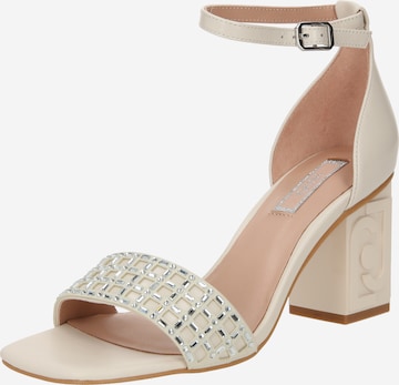 Liu Jo Strap Sandals in White: front