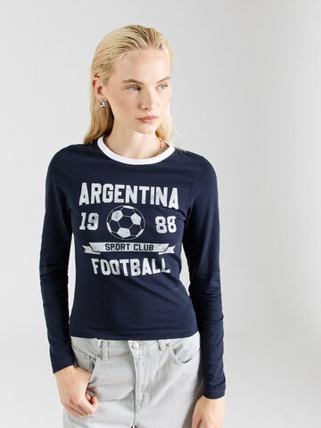 Noisy may Shirt 'NMKATINKA' in Blue: front