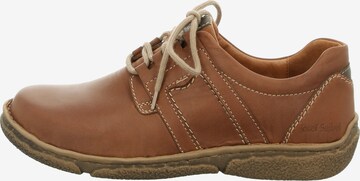 JOSEF SEIBEL Lace-Up Shoes 'Neele' in Brown: front