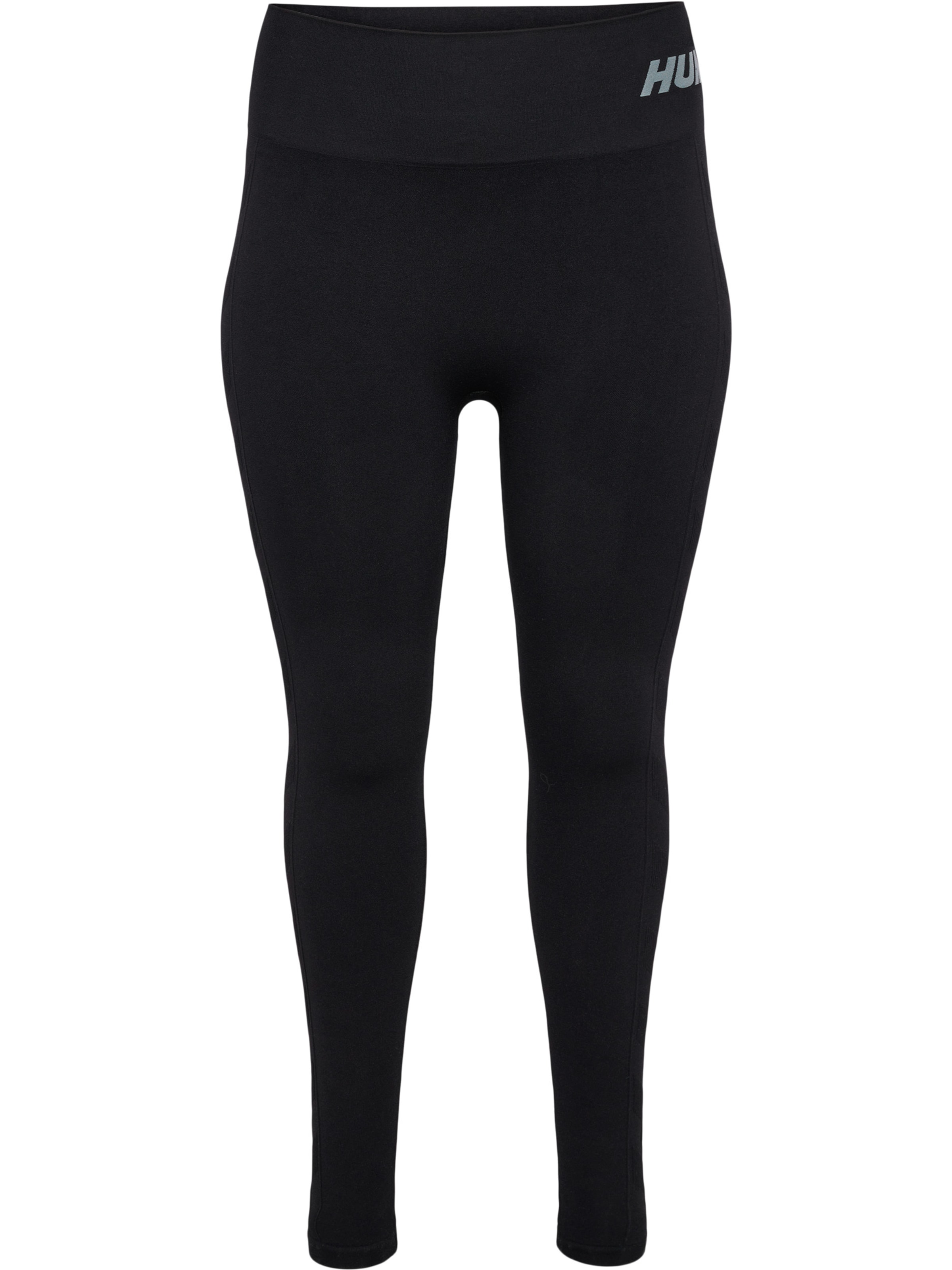 Hummel Skinny Leggings in Zwart: voorkant