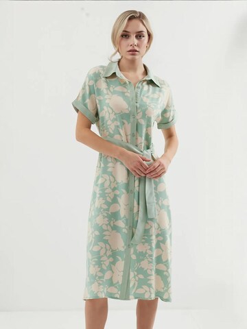 Bigdart Shirt Dress in Green