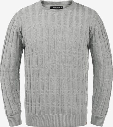 INDICODE JEANS Sweater 'Pauletta' in Grey: front