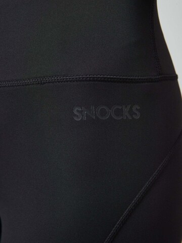 Skinny Leggings SNOCKS en noir