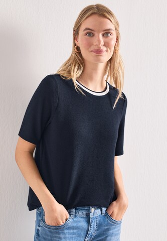 Maglietta di STREET ONE in blu: frontale