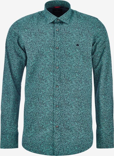 LERROS Overhemd in de kleur Turquoise / Donkergrijs, Productweergave