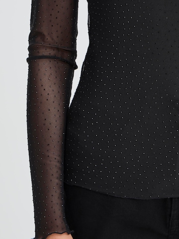 ICHI Shirts 'IHNOVIOLA' i sort