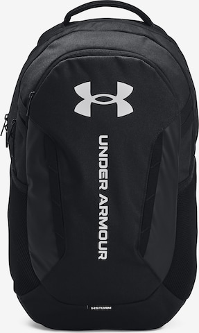 UNDER ARMOUR Sports Backpack 'Hustle 6.0' in Black: front