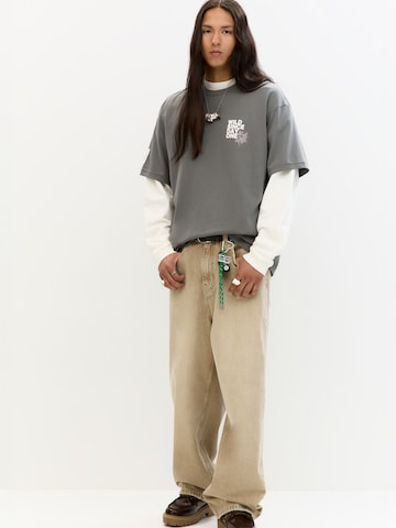 Pull&Bear Paita värissä harmaa