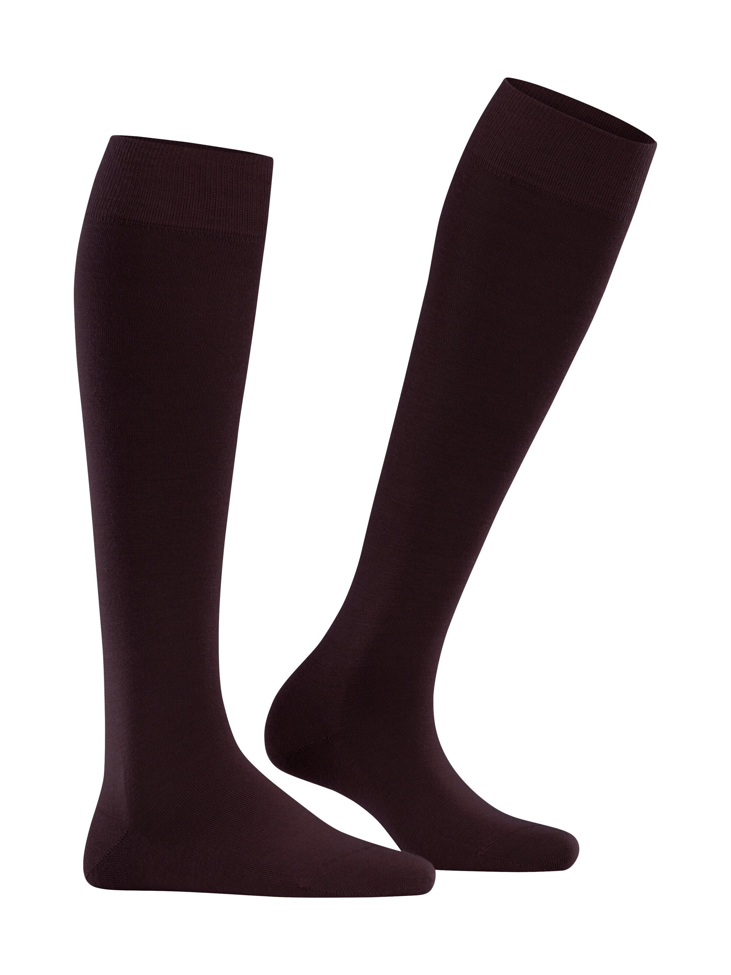 FALKE Knee High Socks 'Softmerino' in Red