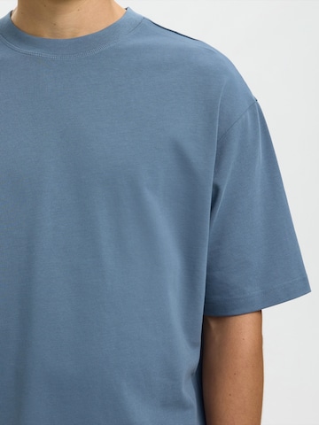 Maglietta 'SLHRELAXASPEN' di SELECTED in blu