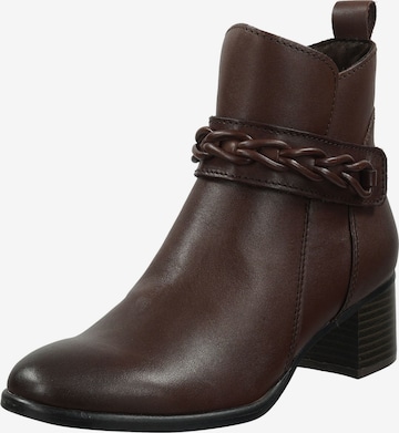 MARCO TOZZI Ankle Boots in Brown: front