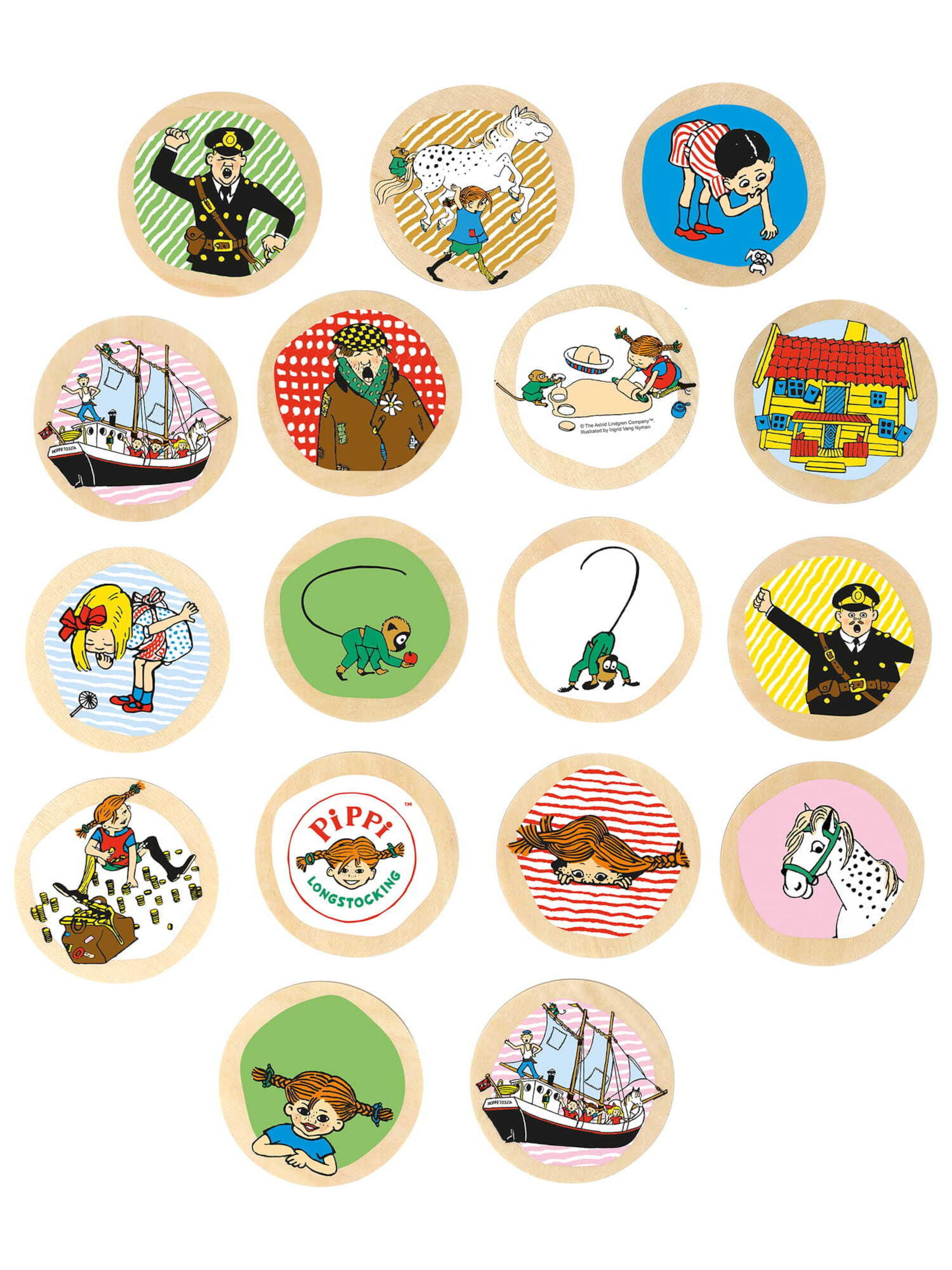 Pippi Spel in Beige: voorkant