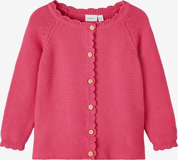 NAME IT Knit cardigan in Pink: front