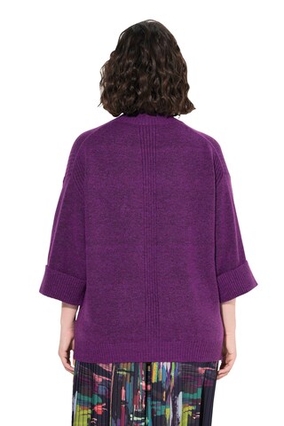 Ulla Popken Pullover in Lila