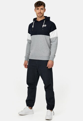INDICODE JEANS Sweatshirt 'Ziggy' in Grau