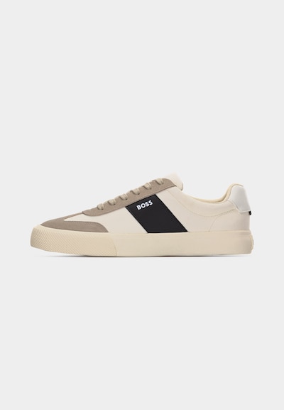 BOSS Sneaker 'Aiden Tenn' in beige / dunkelbeige / schwarz / weiß, Produktansicht