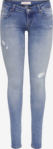 Only Petite Skinny Jeans i blå: forside