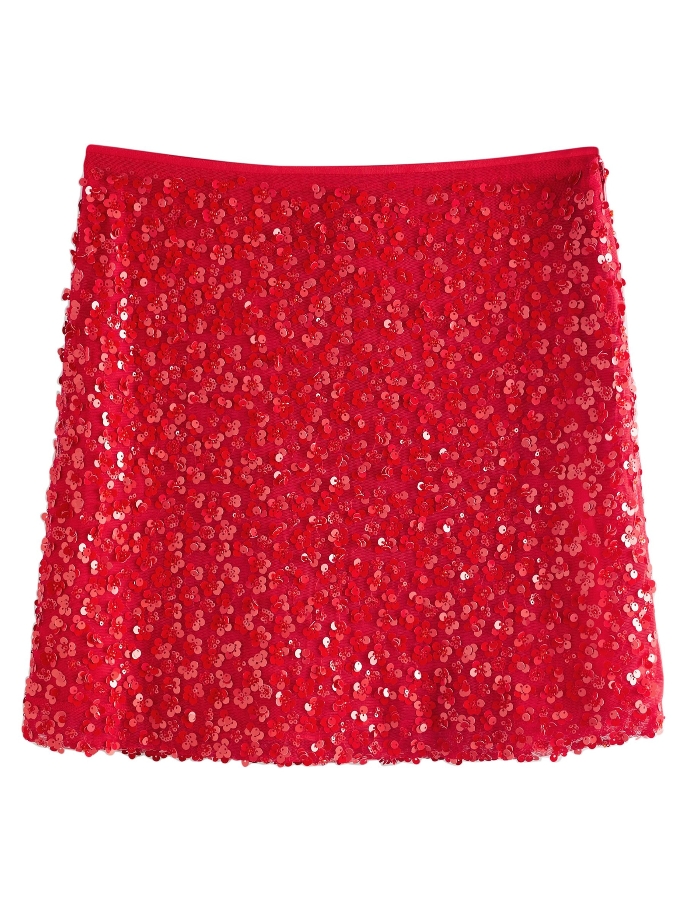 Jupe Next en rouge : devant