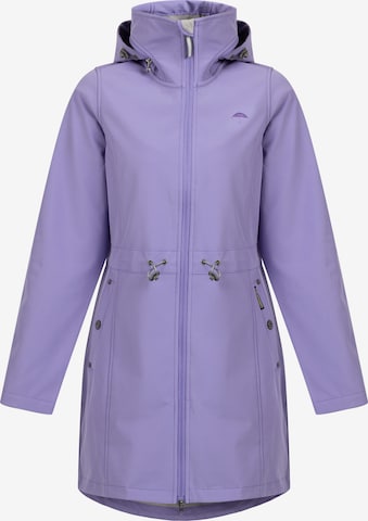 Manteau fonctionnel Schmuddelwedda en violet : devant