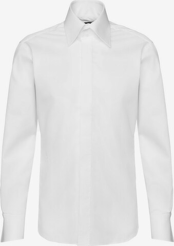 Karl Lagerfeld Slim fit Button Up Shirt in White: front